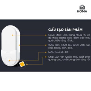 đèn cảm ứng trang trí thông minh